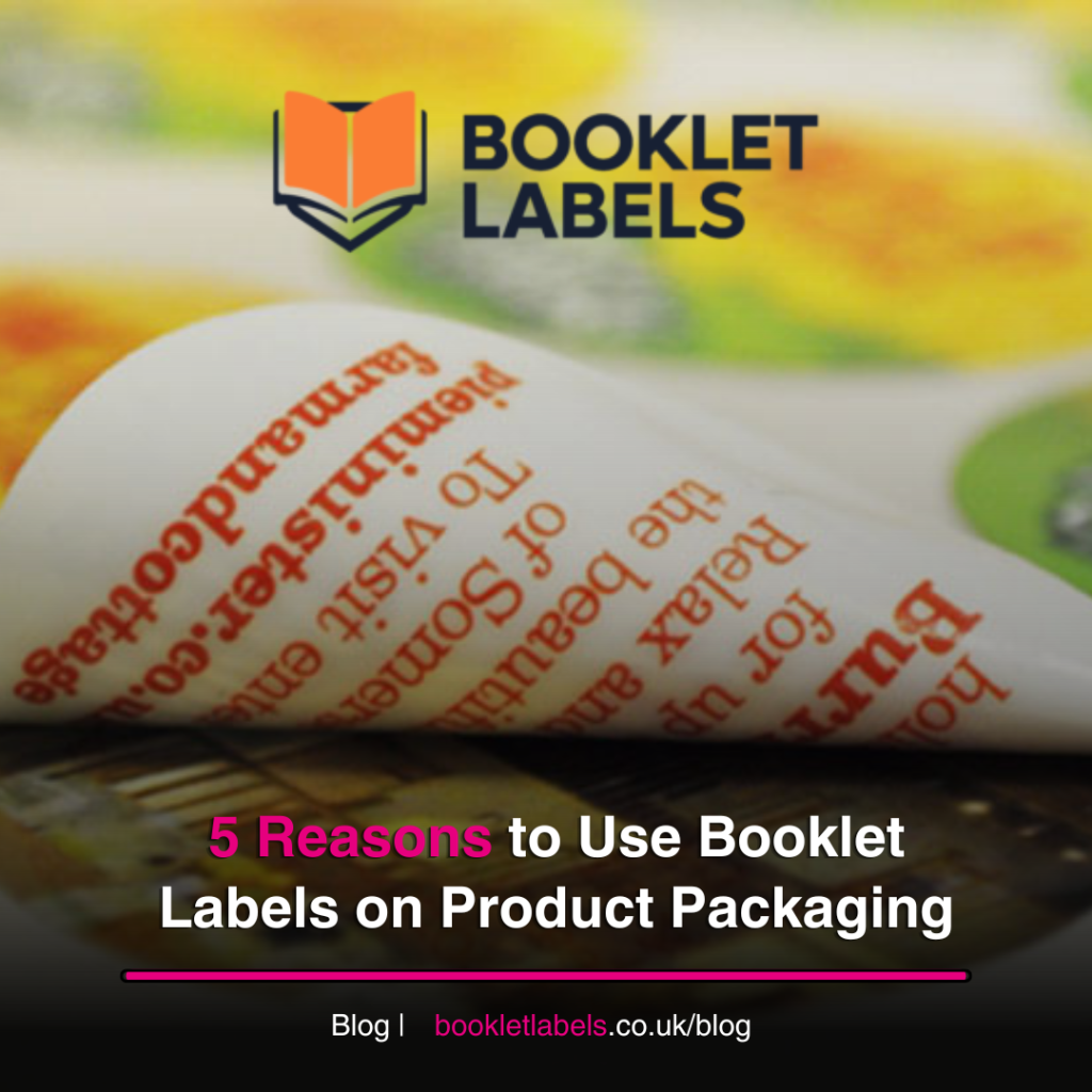 5 Reasons to Use Booklet Labels