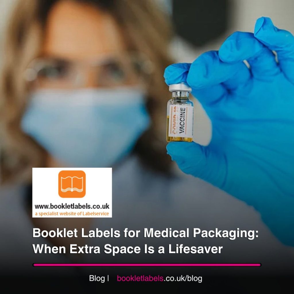 Booklet Labels for Medical Packaging