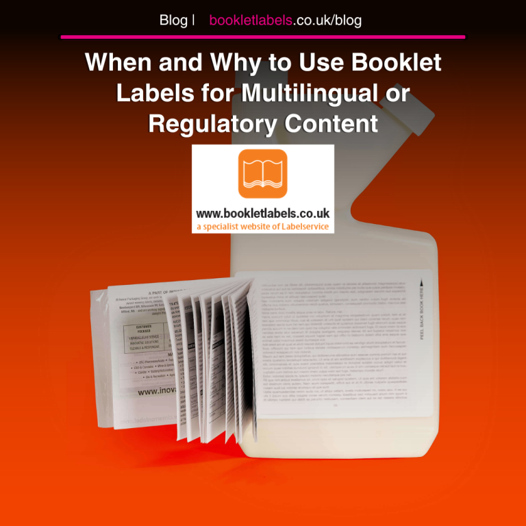 Multi-Page Booklet Labels